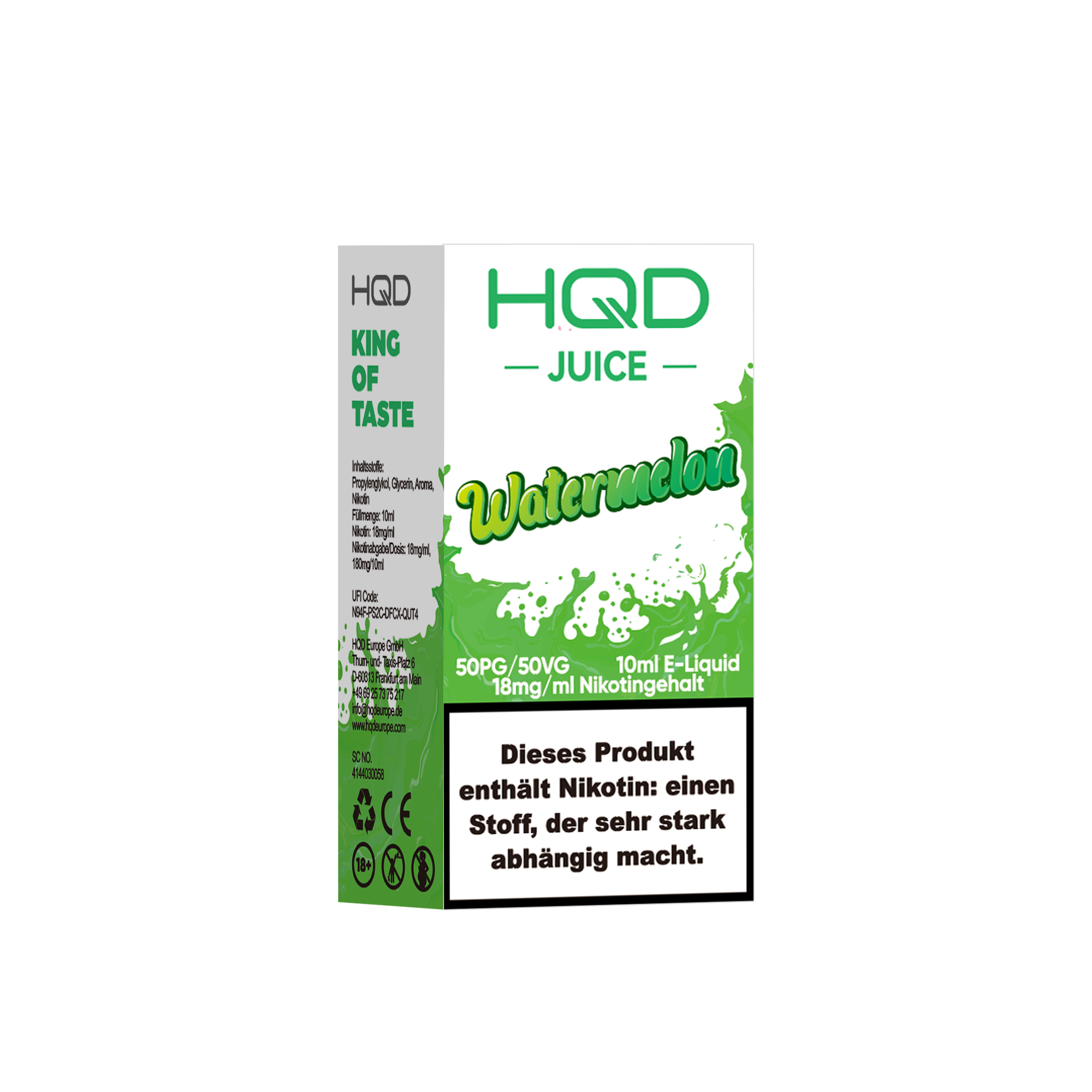 HQD Juice Watermelon 10ml Liquid 18mg Nikotin